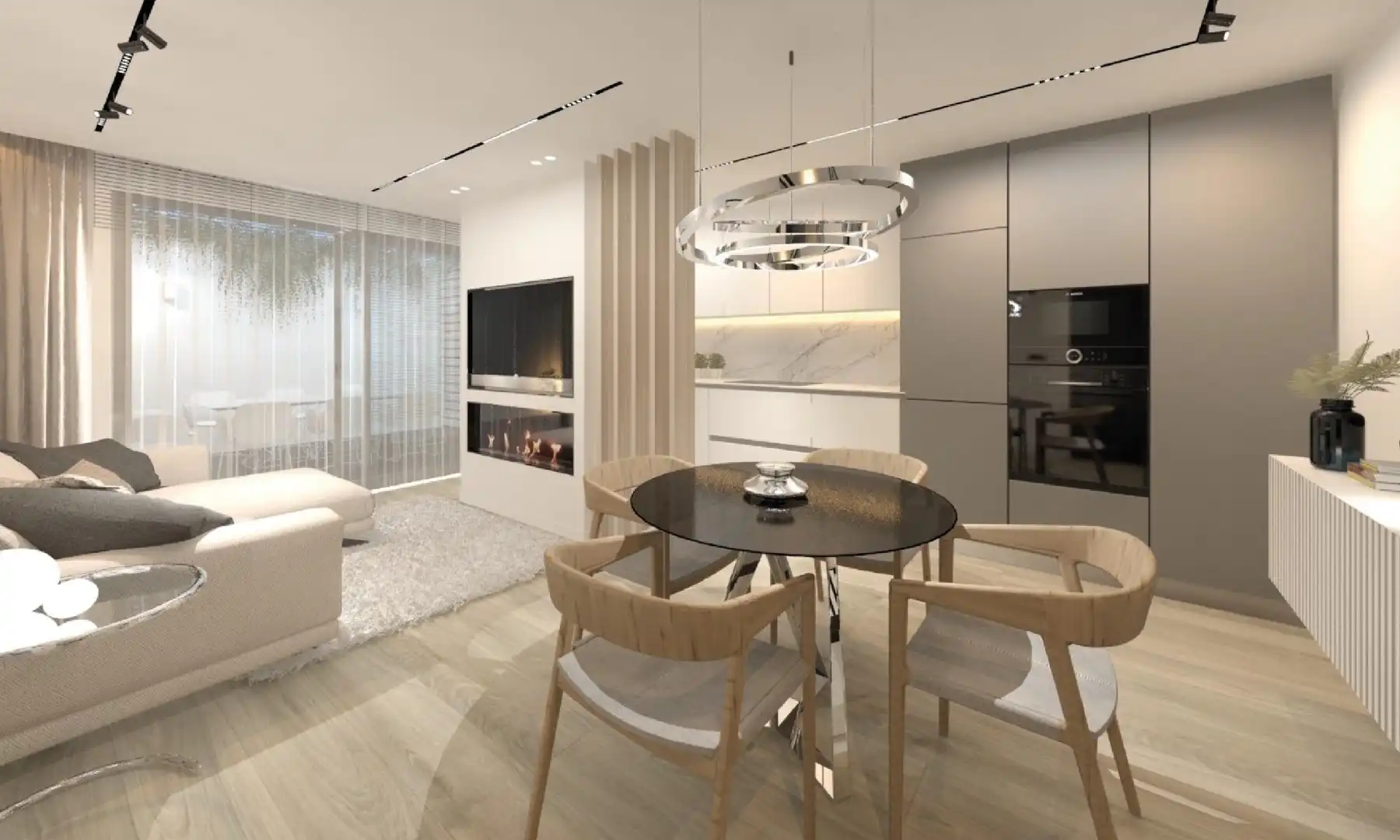 Living room of Duplexes for sale in Sant Boi de Llobregat  with Private garden, Terrace and Balcony