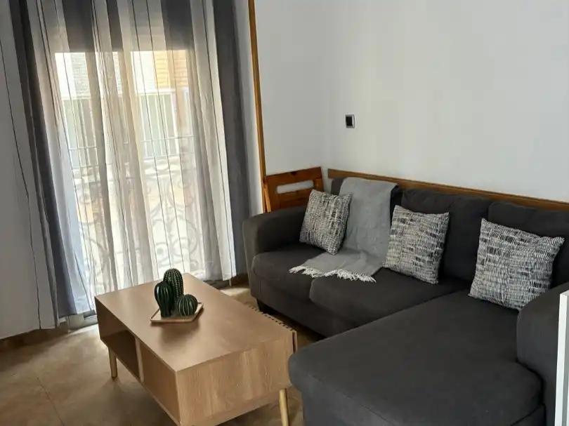 Sala de estar de Apartamento de alquiler en Murcia con Aire acondicionado, Calefacción y Amueblado