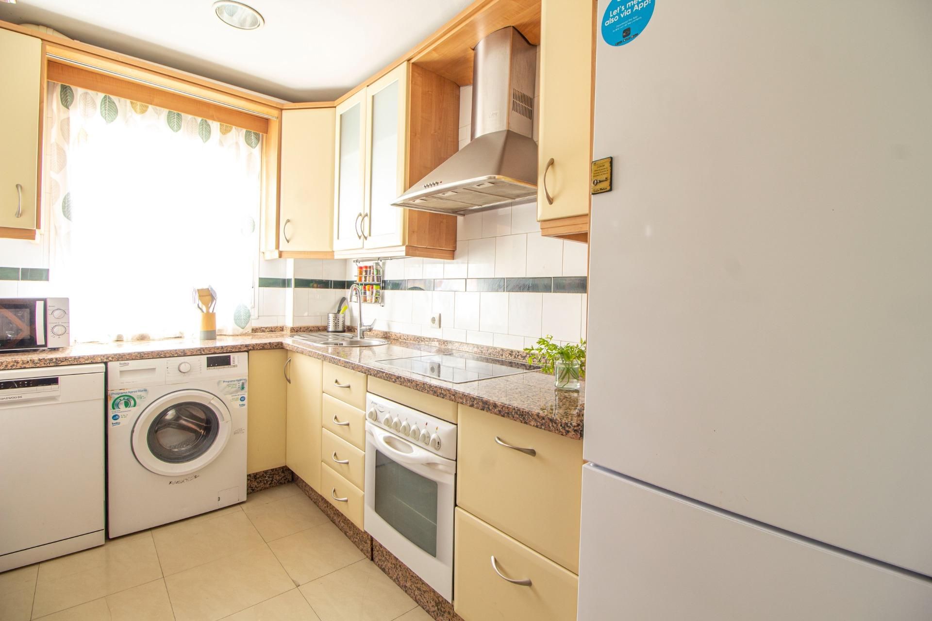 Kitchen of Flat for sale in Chiclana de la Frontera  with Storage room and Balcony