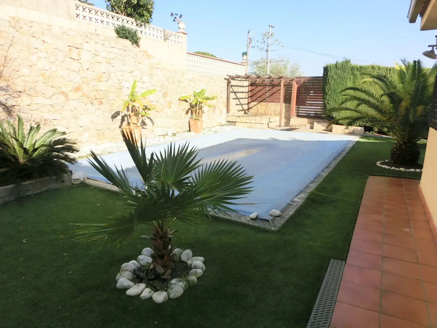 Piscina de Casa o xalet en venda en Canet de Mar amb Jardí privat, Terrassa i Piscina