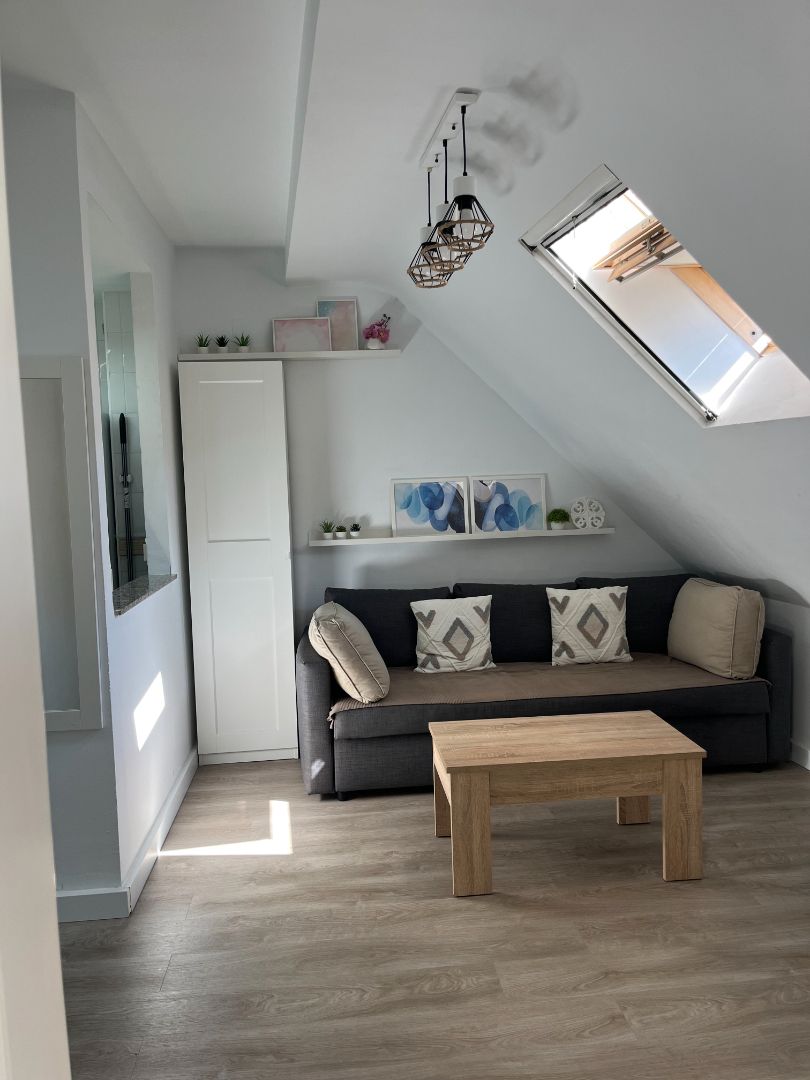 Sala d'estar de Àtic de lloguer en Fuengirola amb Moblat