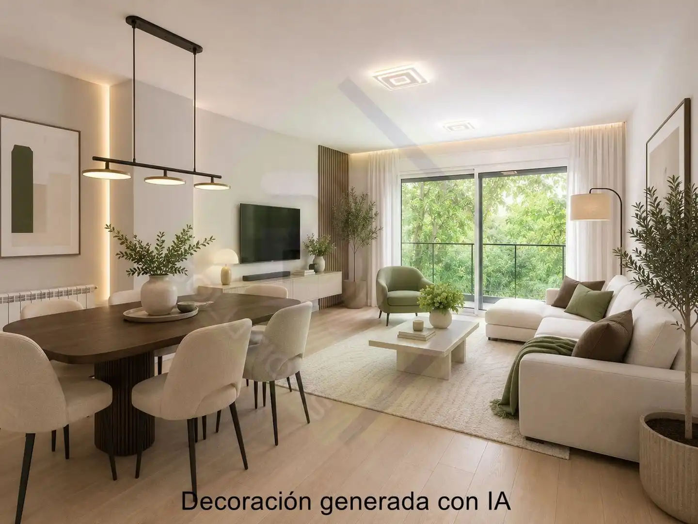 Sala de estar de Piso de alquiler en Mataró con Aire acondicionado, Calefacción y Parquet