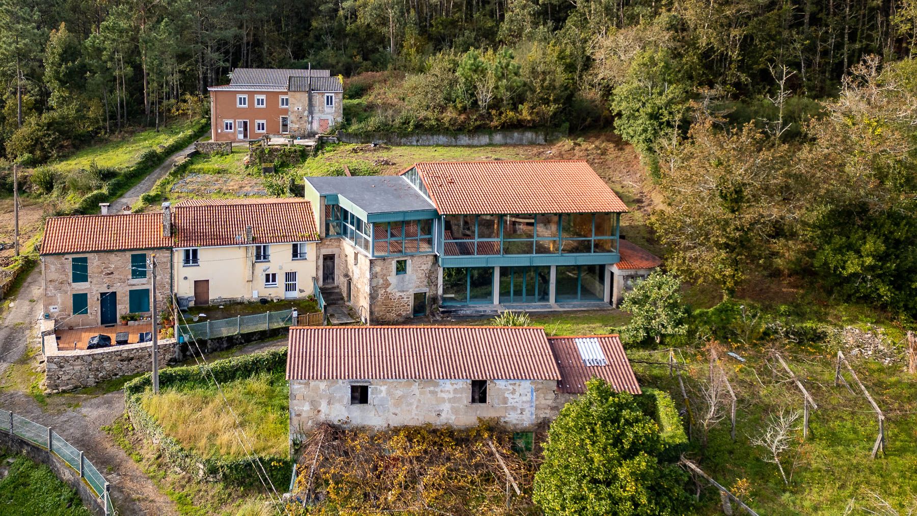 Vista exterior de Finca rústica en venda en Outes