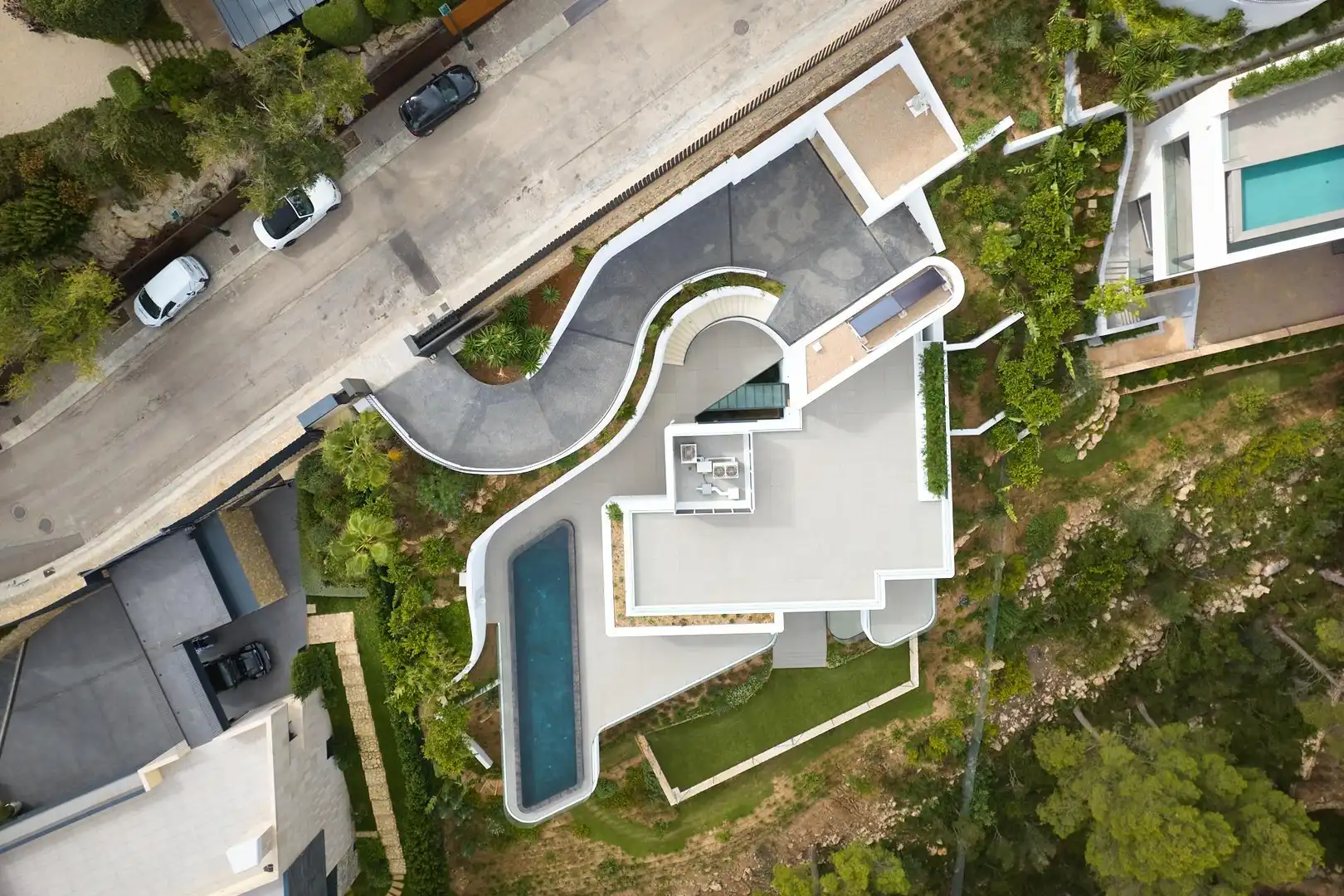 Vista exterior de Casa o xalet en venda en  Palma de Mallorca amb Aire condicionat, Jardí privat i Terrassa