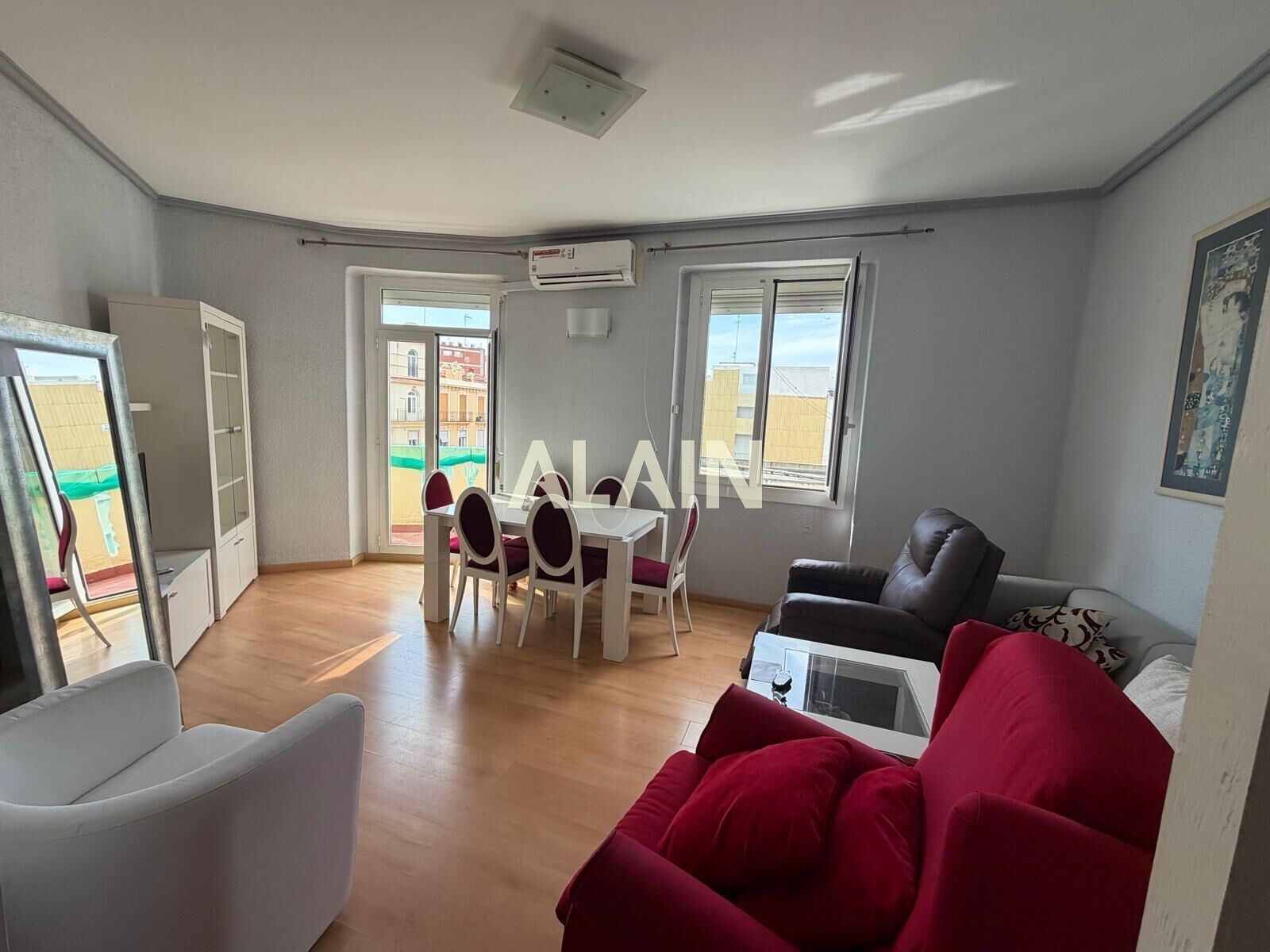 Wohnzimmer von Wohnung zum Verkauf in  Valencia Capital mit Klimaanlage, Heizung und Parkett