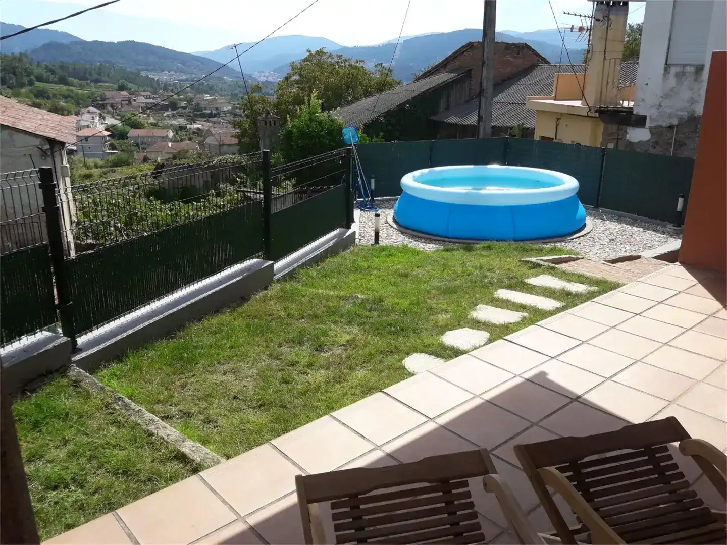Piscina de Casa adosada en venda en Ribadavia amb Balcó