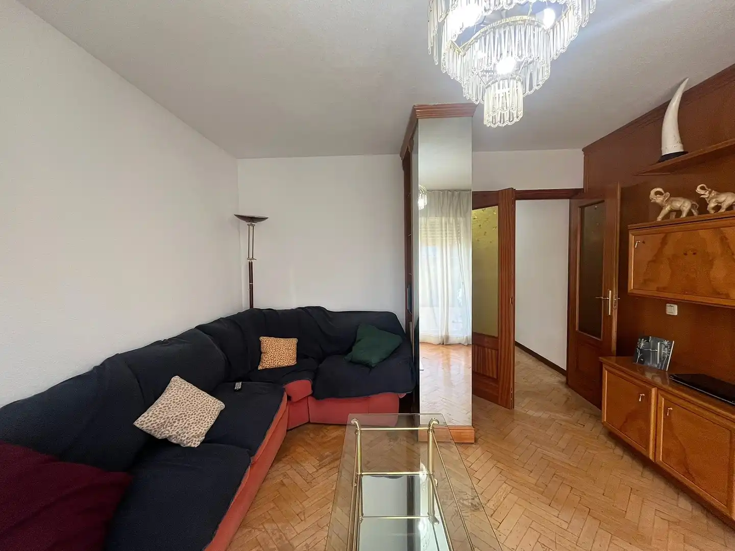 Wohnzimmer von Dachboden zum Verkauf in Fuenlabrada mit Klimaanlage, Heizung und Terrasse