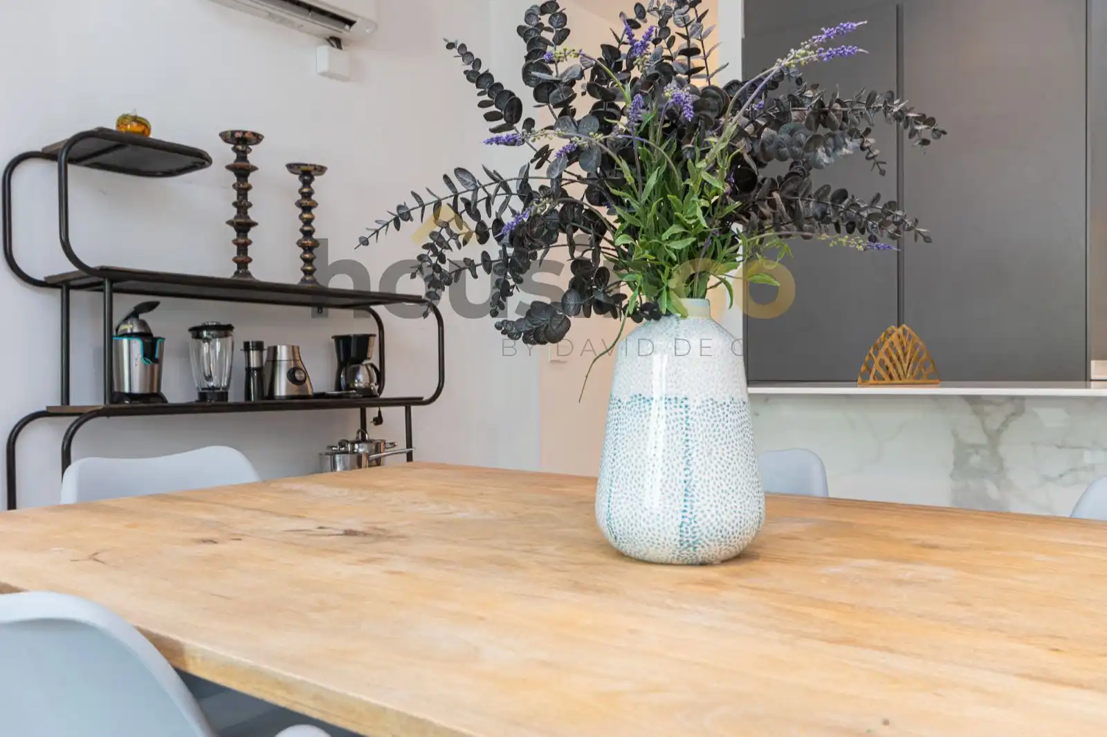 Dining room of Flat for rent in Madrid  with Air Conditioner, Heating and Furnished
