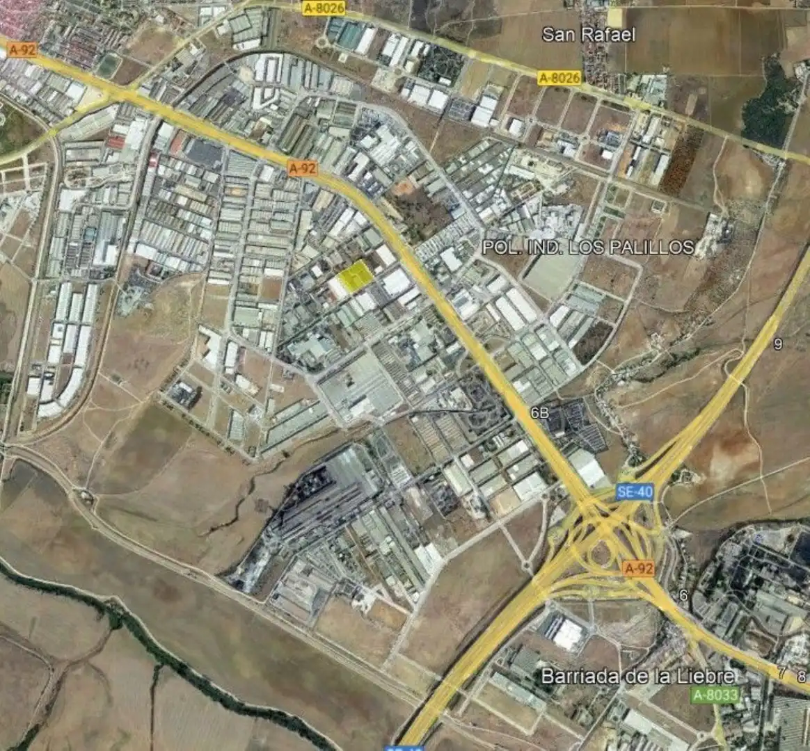 Außenansicht von Fabrik Grundstücke zum Verkauf in Alcalá de Guadaira