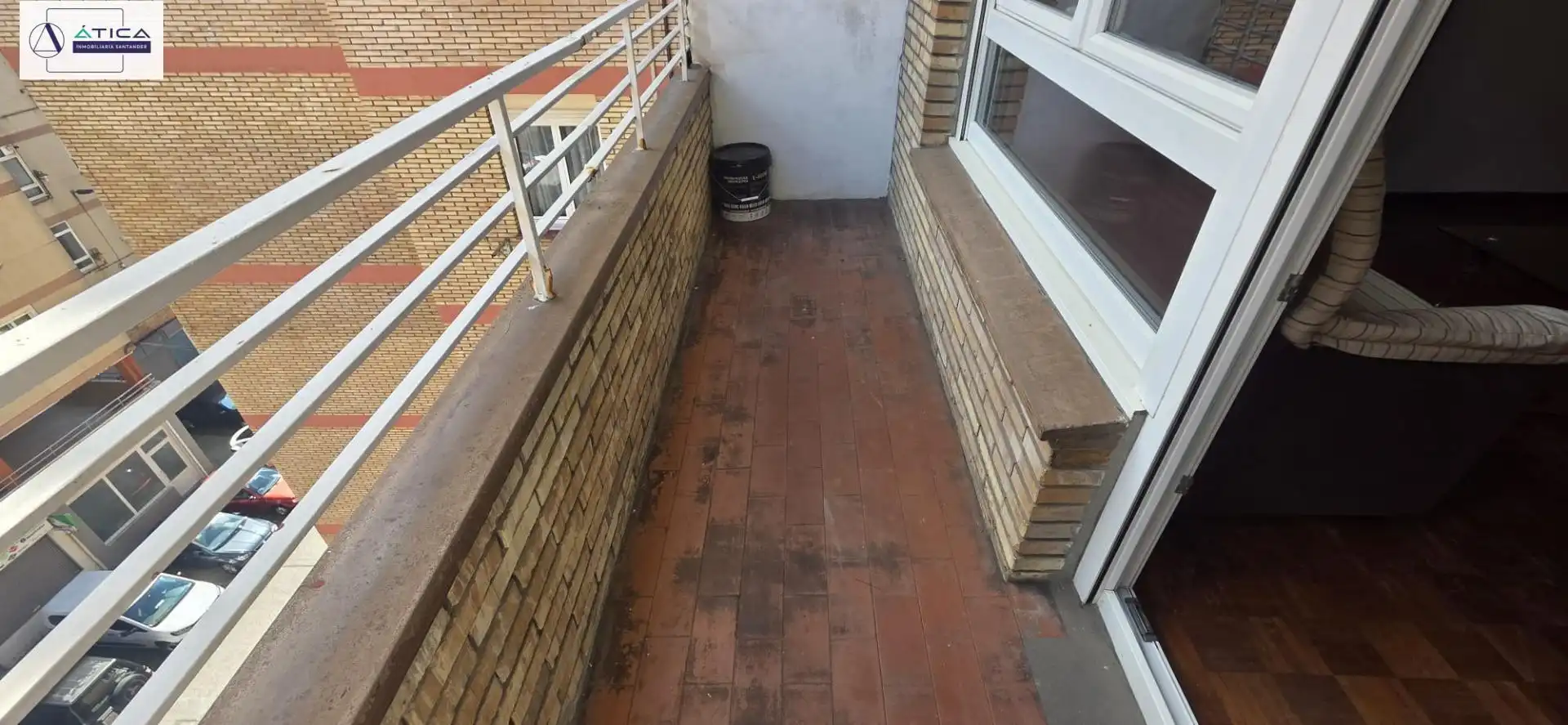 Balcony of Flat for sale in Santander  with Parquet flooring and Terrace