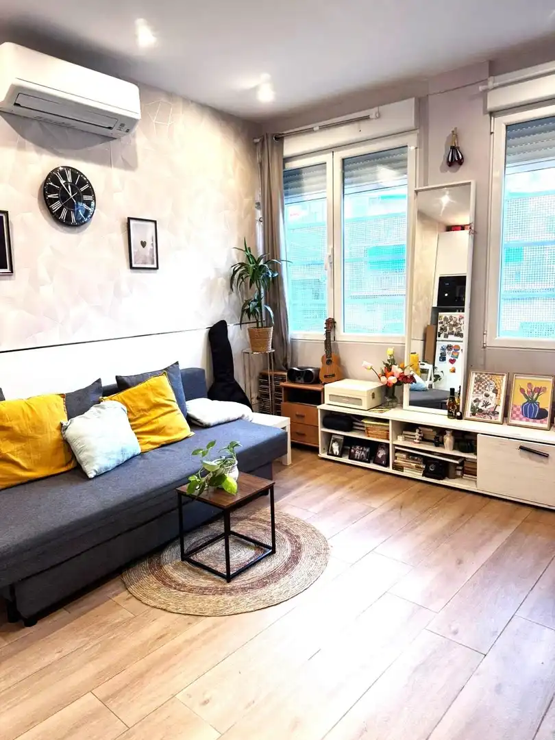 Sala d'estar de Estudi en venda en Madrid amb Aire condicionat i Calefacció