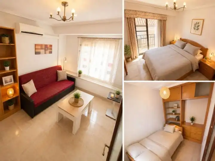 Bedroom of Flat for sale in Sagunto / Sagunt  with Air Conditioner, Heating and Terrace