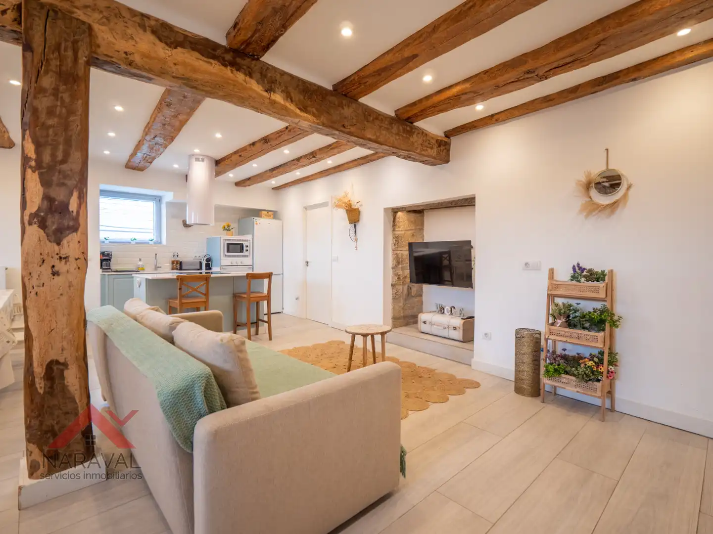 Sala d'estar de Casa o xalet en venda en Valdegovia / Gaubea amb Calefacció, Jardí privat i Terrassa