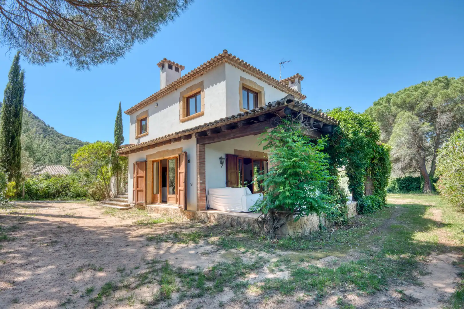 Garden of Houses for sale in Santa Cristina d'Aro  with Furnished, Oven and Washing machine