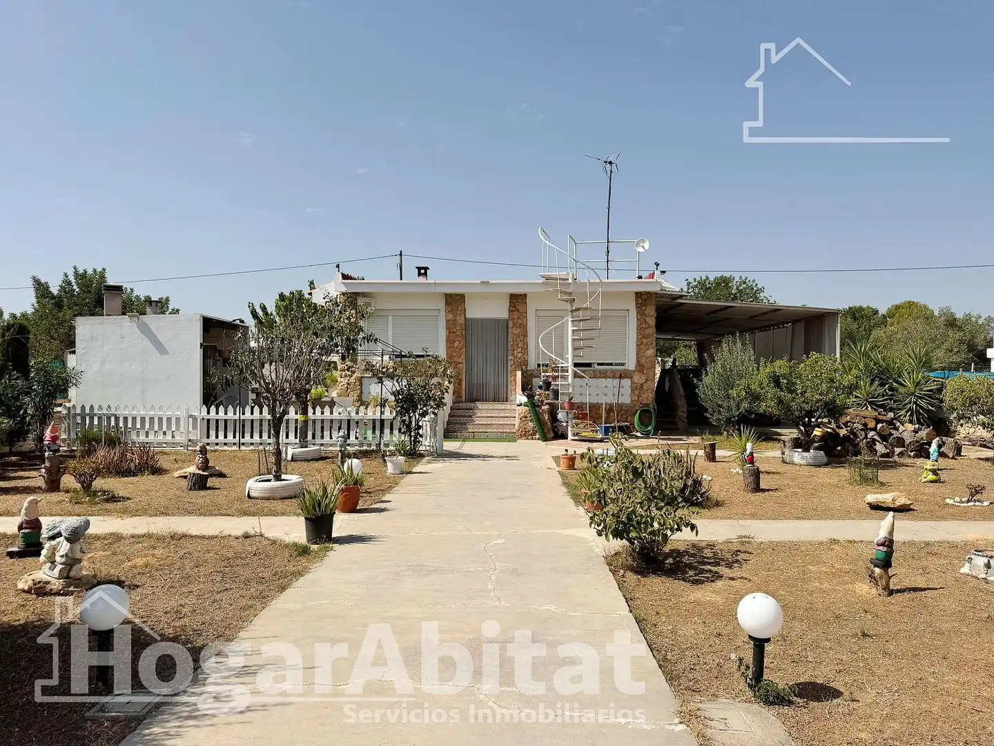 Vista exterior de Casa o chalet en venta en Vilamarxant con Aire acondicionado, Jardín privado y Terraza