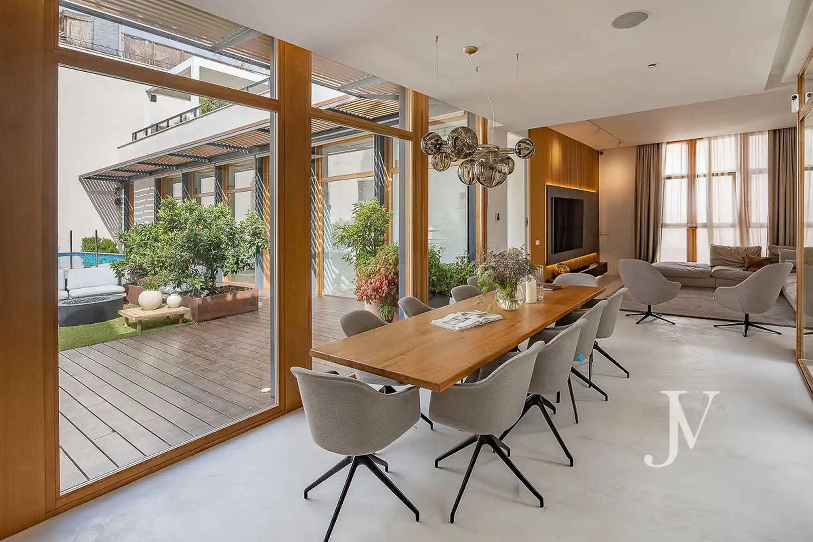 Comedor de Ático en venta en Madrid con Aire acondicionado, Calefacción y Jardín privado