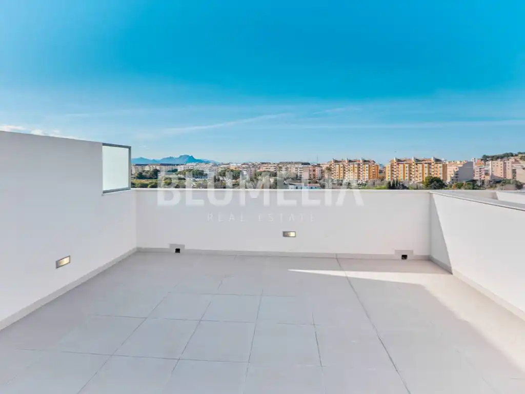 Terrasse von Dachboden zum Verkauf in Dénia