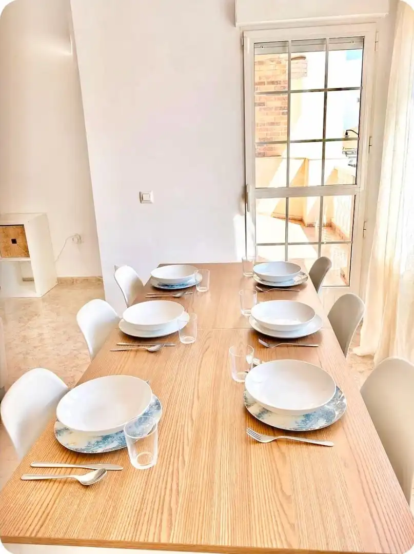 Dining room of Houses for rent in San Javier  with Air Conditioner, Furnished and Washing machine