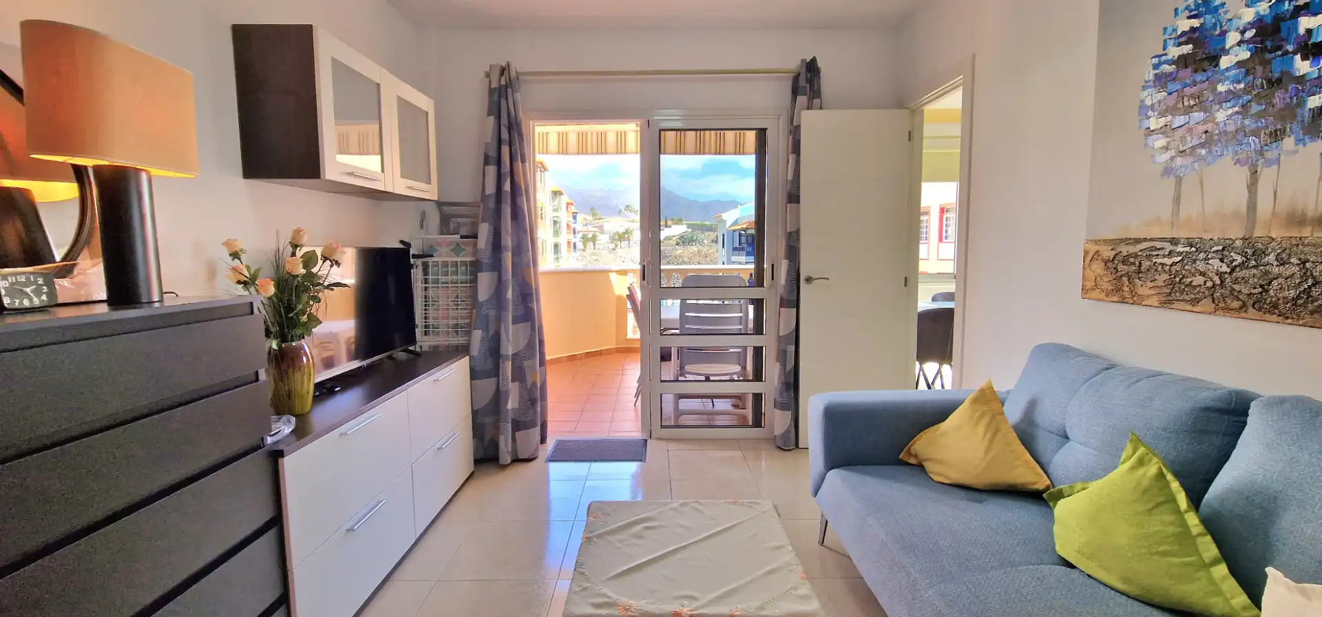 Sala de estar de Apartamento en venta en Adeje con Terraza, Amueblado y Horno