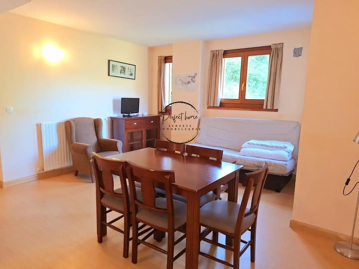 Sala de estar de Piso en venta en Canillo con Calefacción, Trastero y Amueblado
