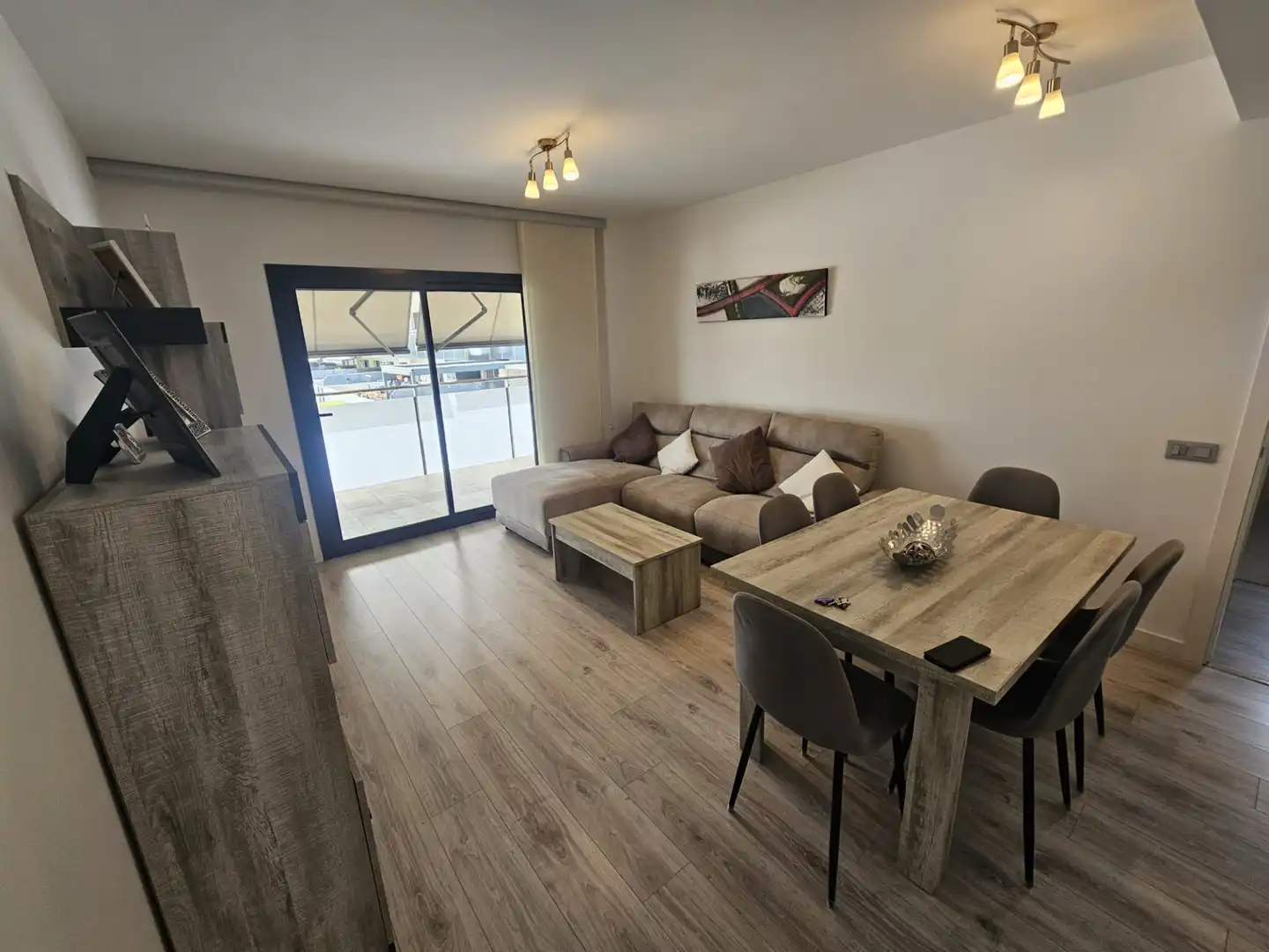 Sala de estar de Piso en venta en Sant Pere de Ribes con Aire acondicionado, Terraza y Trastero