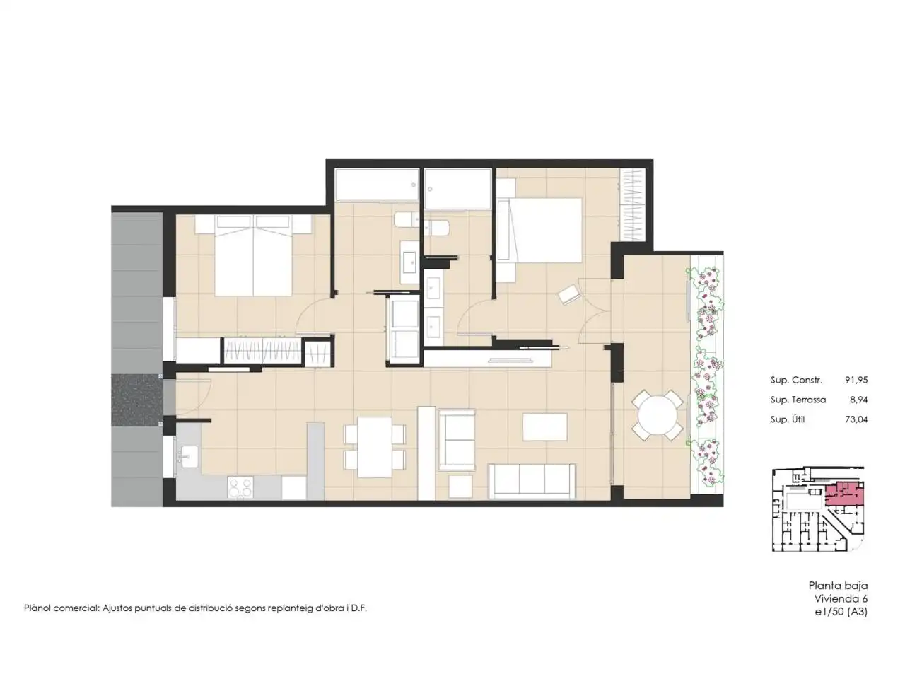 Wohnung mit Aufzug zum Verkauf in Calle President Macià 116, imagen 43