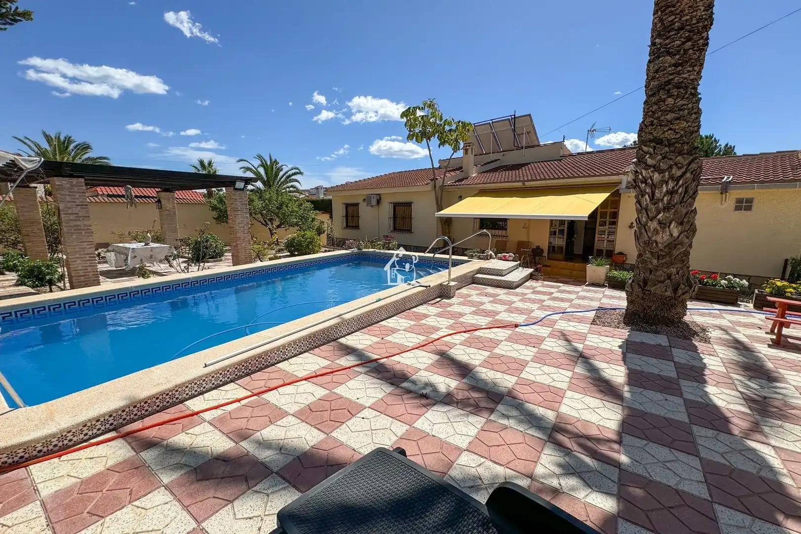 Piscina de Casa o chalet de alquiler en Rojales con Aire acondicionado, Jardín privado y Terraza