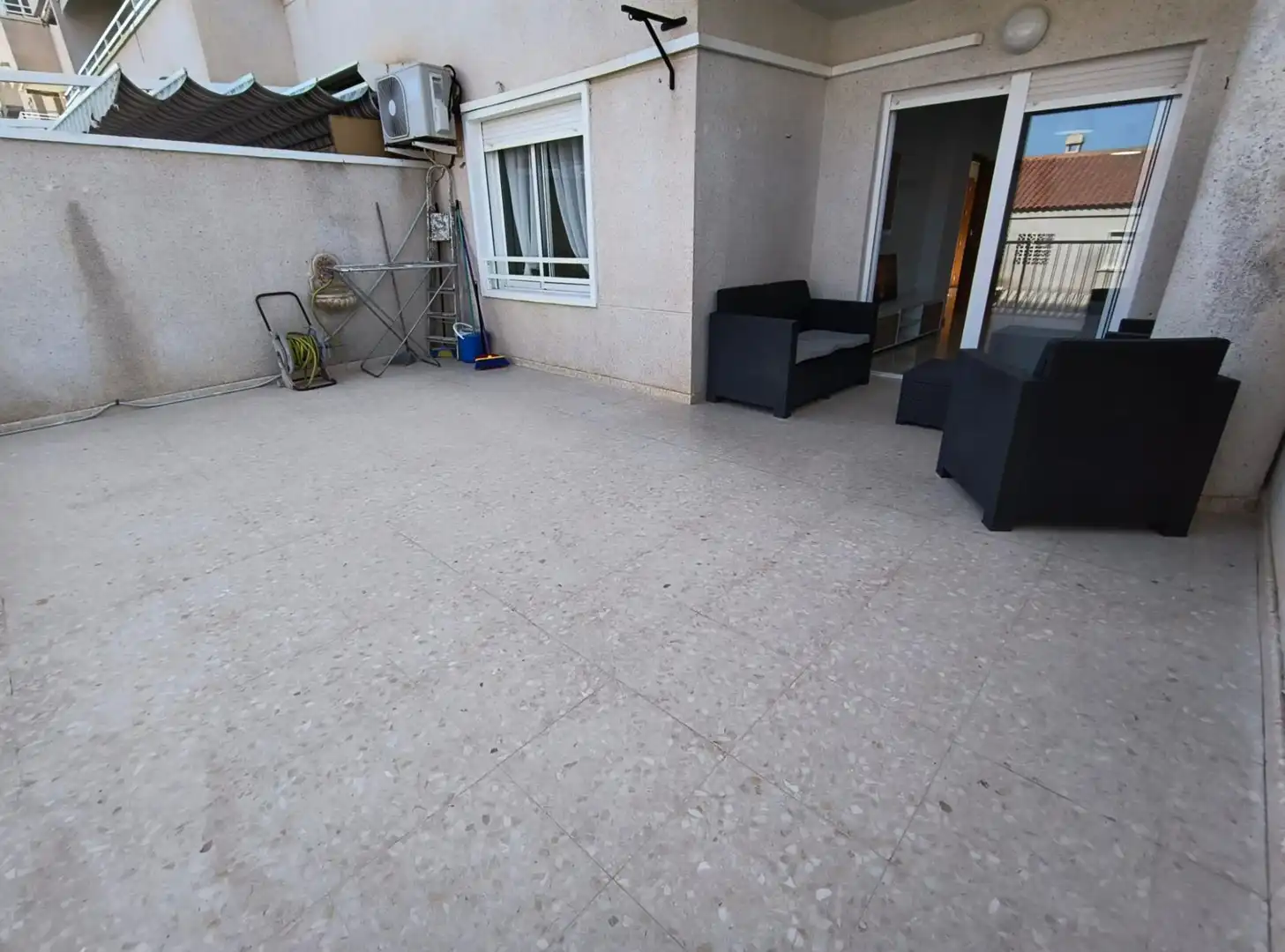 Terraza de Apartamento en venta en Elche / Elx con Aire acondicionado, Jardín privado y Terraza