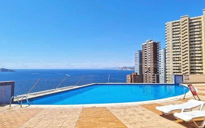 Swimming pool of Apartment for sale in Benidorm  with Air Conditioner, Private garden and Terrace