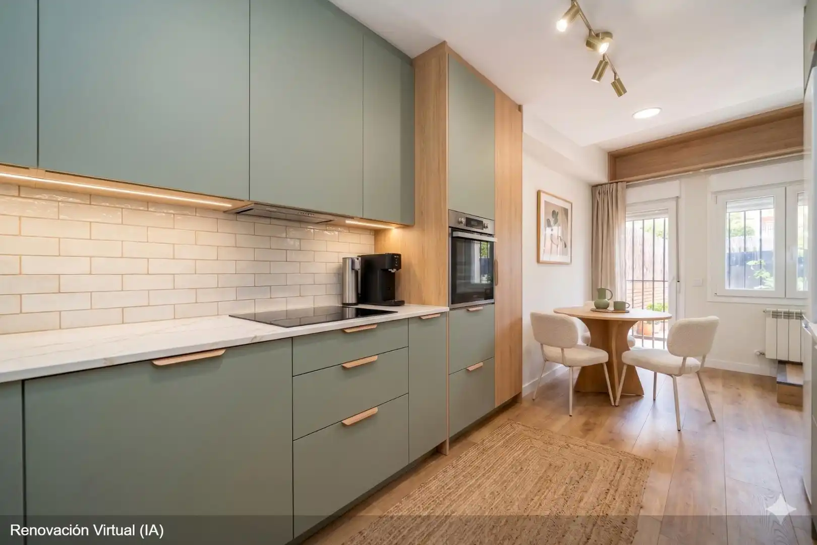 Cocina de Casa adosada en venta en Madrid con Calefacción y Jardín privado