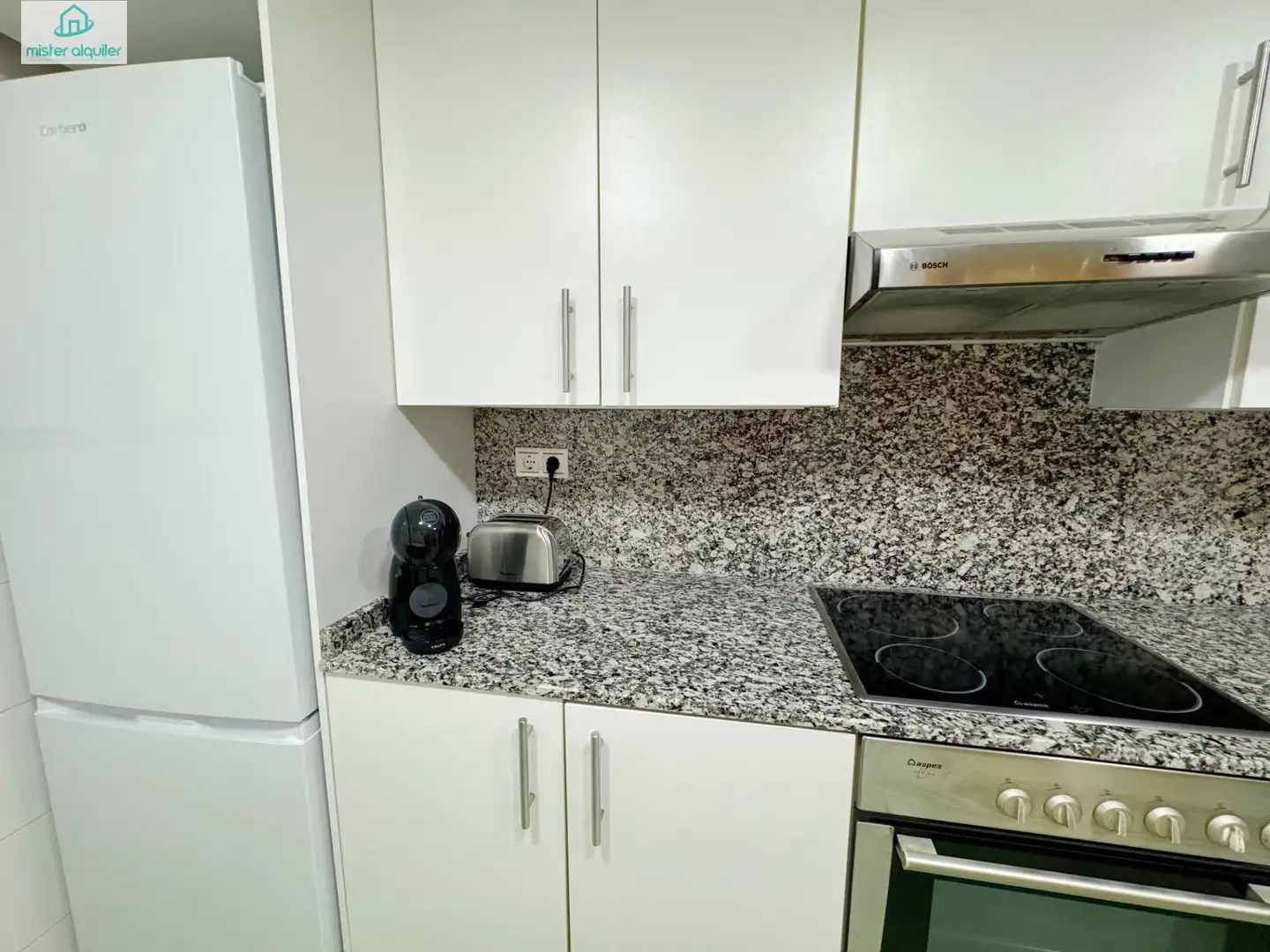 Kitchen of Apartments for rent in San Vicente del Raspeig / Sant Vicent del Raspeig  with Air Conditioner, Private garden and Terrace