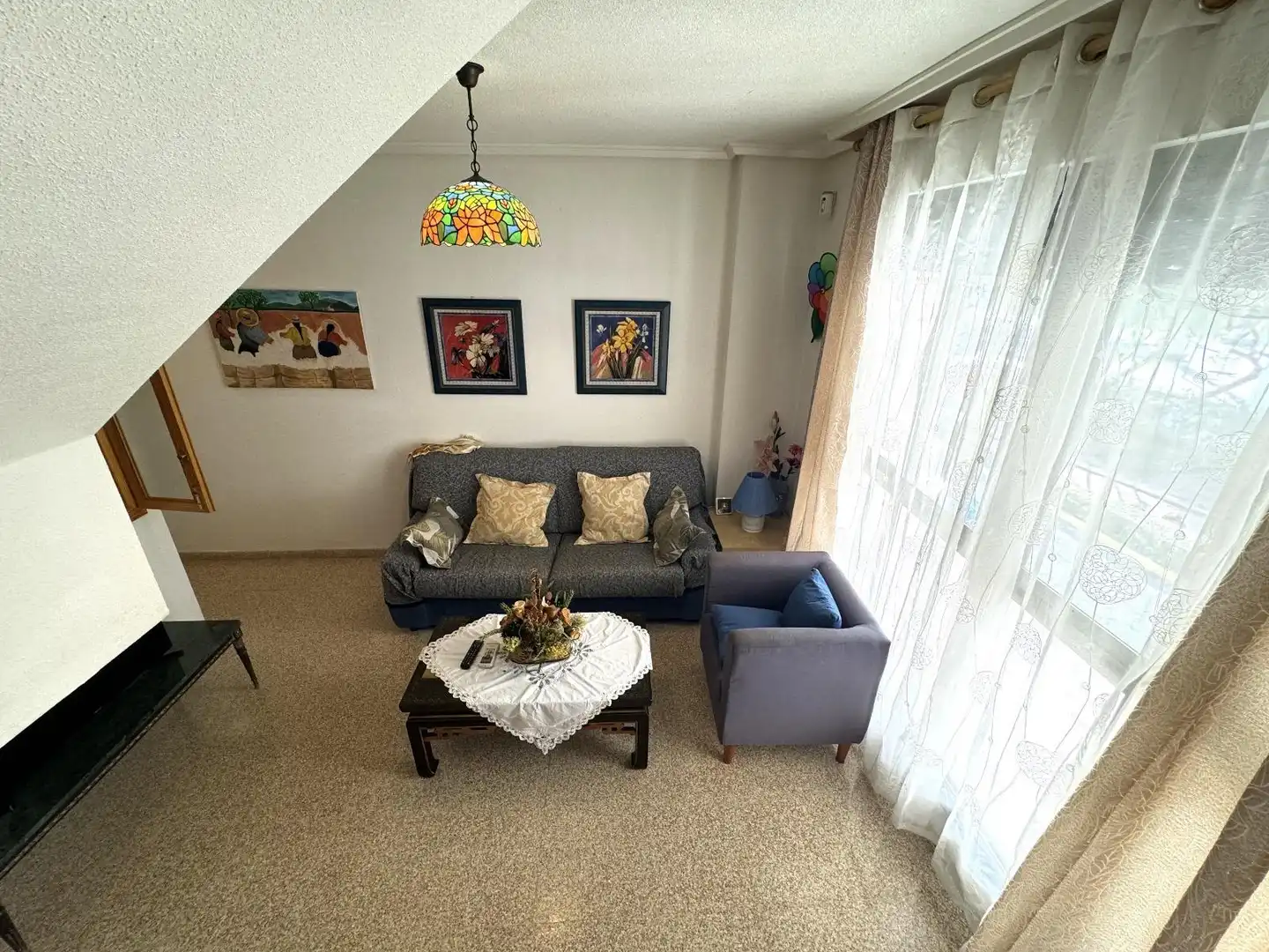 Sala d'estar de Dúplex en venda en Guardamar del Segura amb Aire condicionat, Terrassa i Balcó
