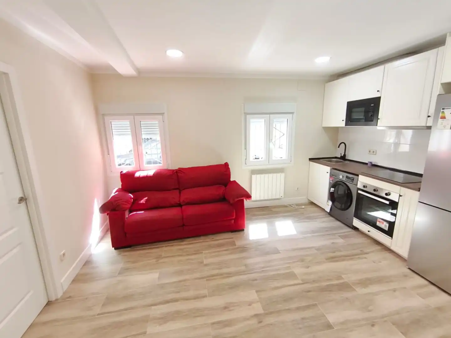 Living room of Flat for rent in Madrid  with Heating and Furnished