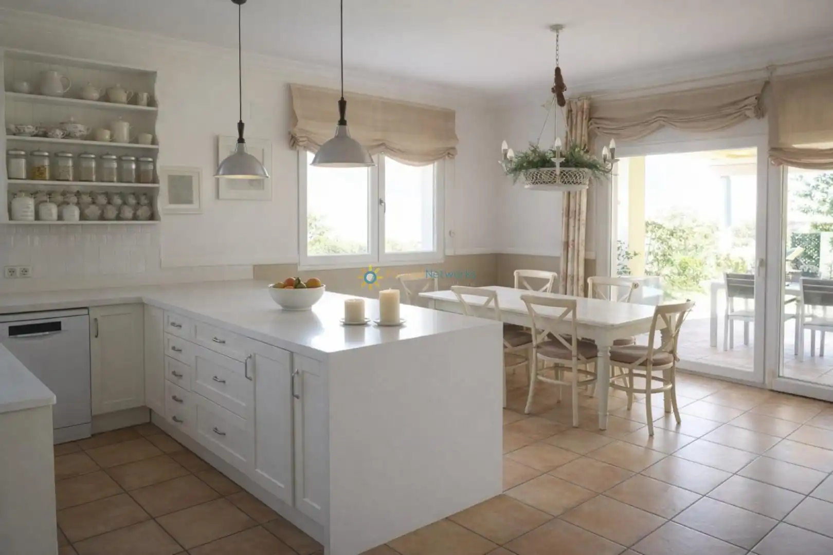 Cocina de Casa o chalet en venta en Gandia con Aire acondicionado, Calefacción y Jardín privado