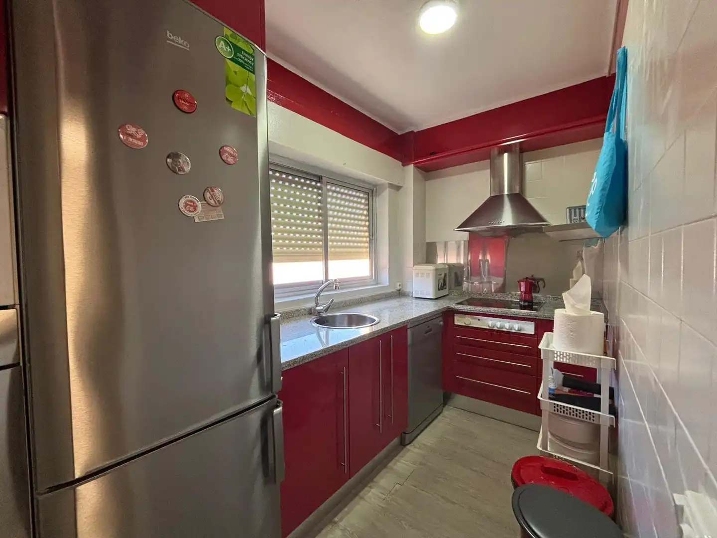Kitchen of Flat for sale in Cáceres  with Air Conditioner, Terrace and Furnished
