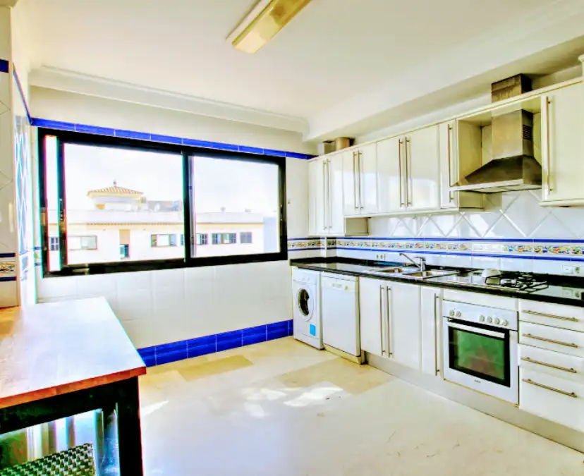 Kitchen of Attic for rent in  Palma de Mallorca  with Air Conditioner, Heating and Private garden