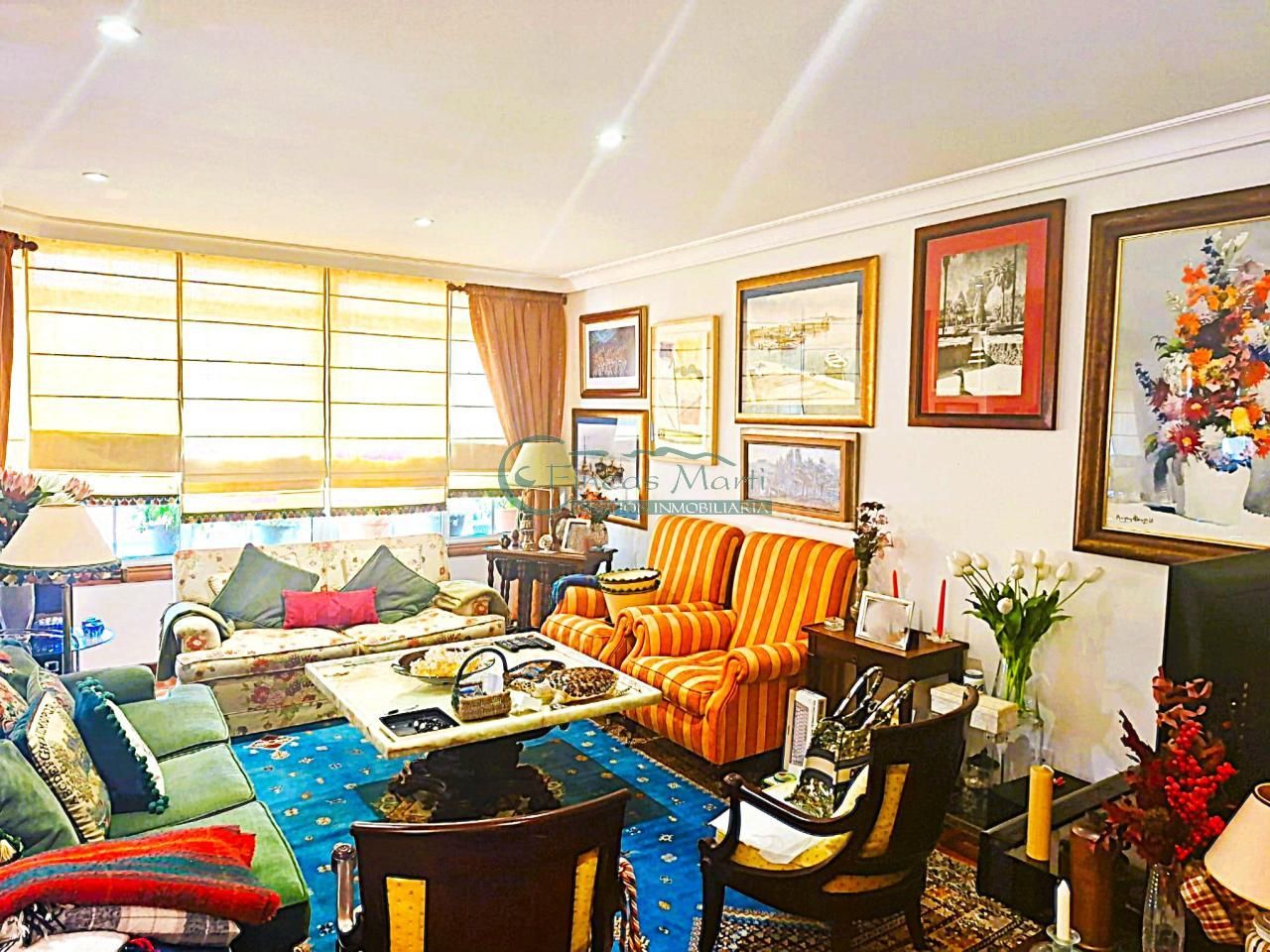 Living room of Flat for sale in Vigo   with Heating, Parquet flooring and Storage room