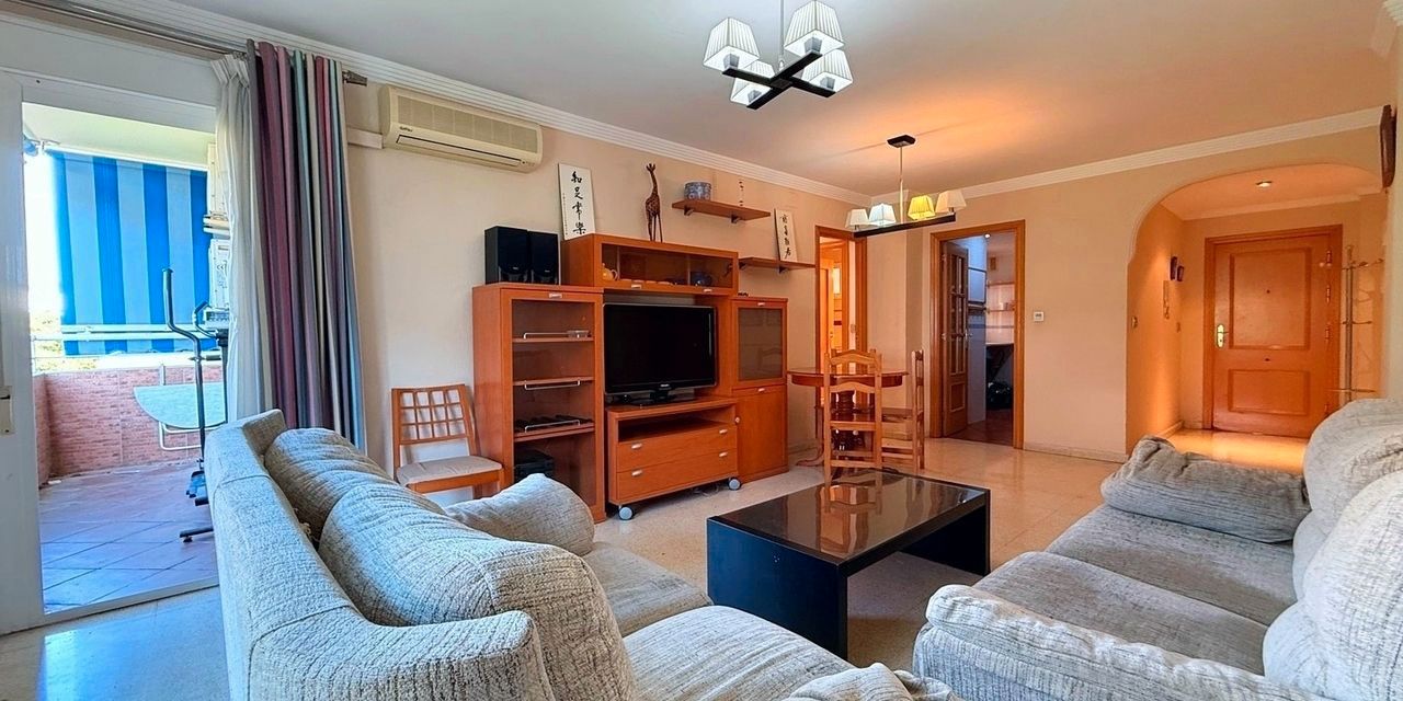 Sala d'estar de Pis en venda en Málaga Capital amb Aire condicionat, Calefacció i Jardí privat