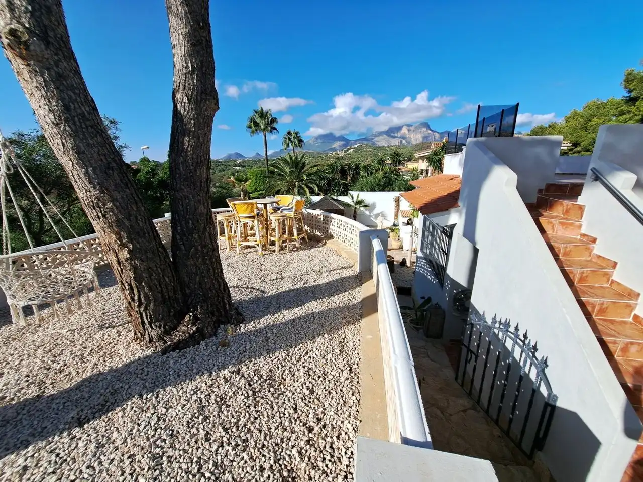 Terraza de Casa o chalet en venta en La Nucia con Aire acondicionado, Calefacción y Jardín privado
