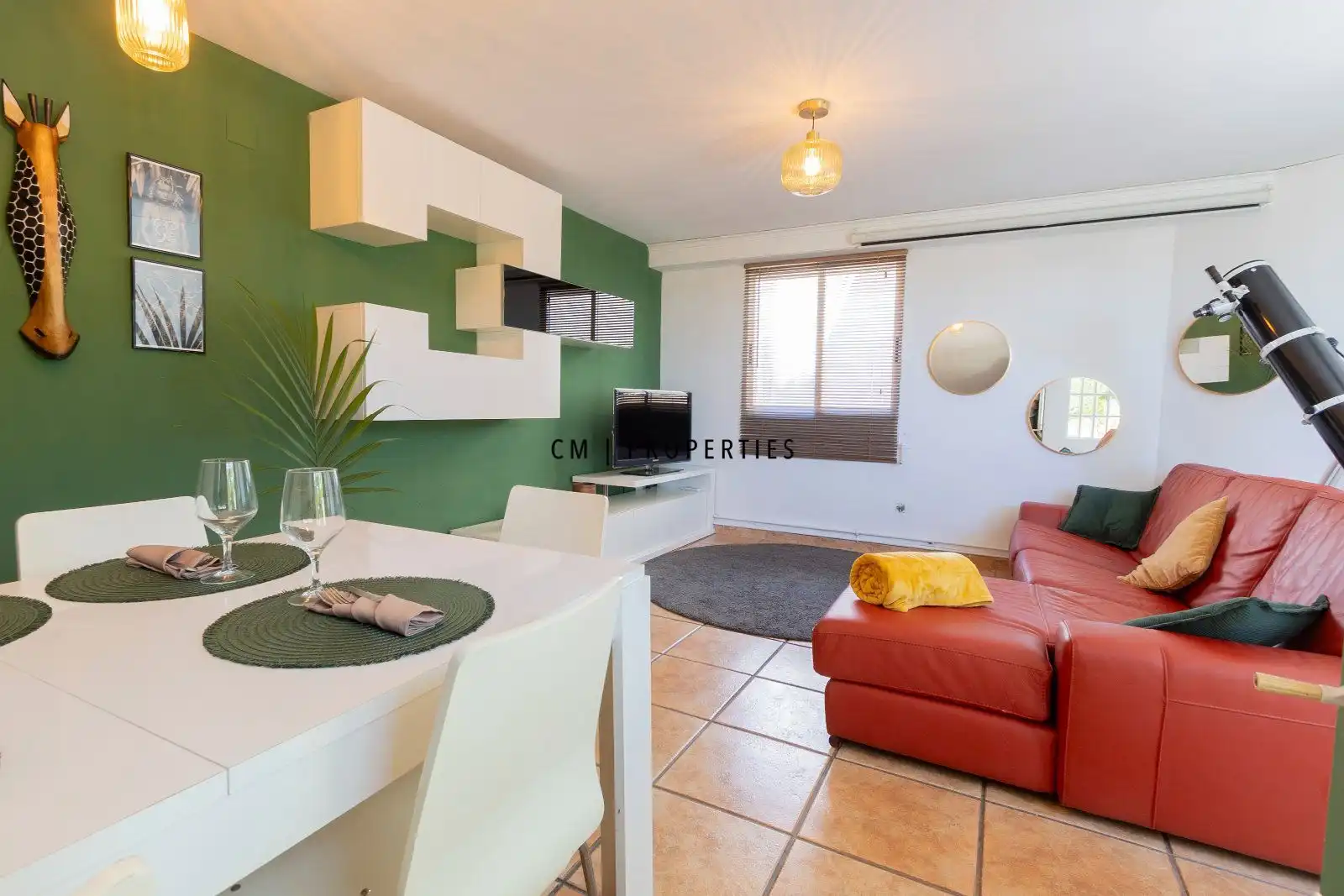 Sala de estar de Ático de alquiler en Faura con Aire acondicionado, Calefacción y Terraza