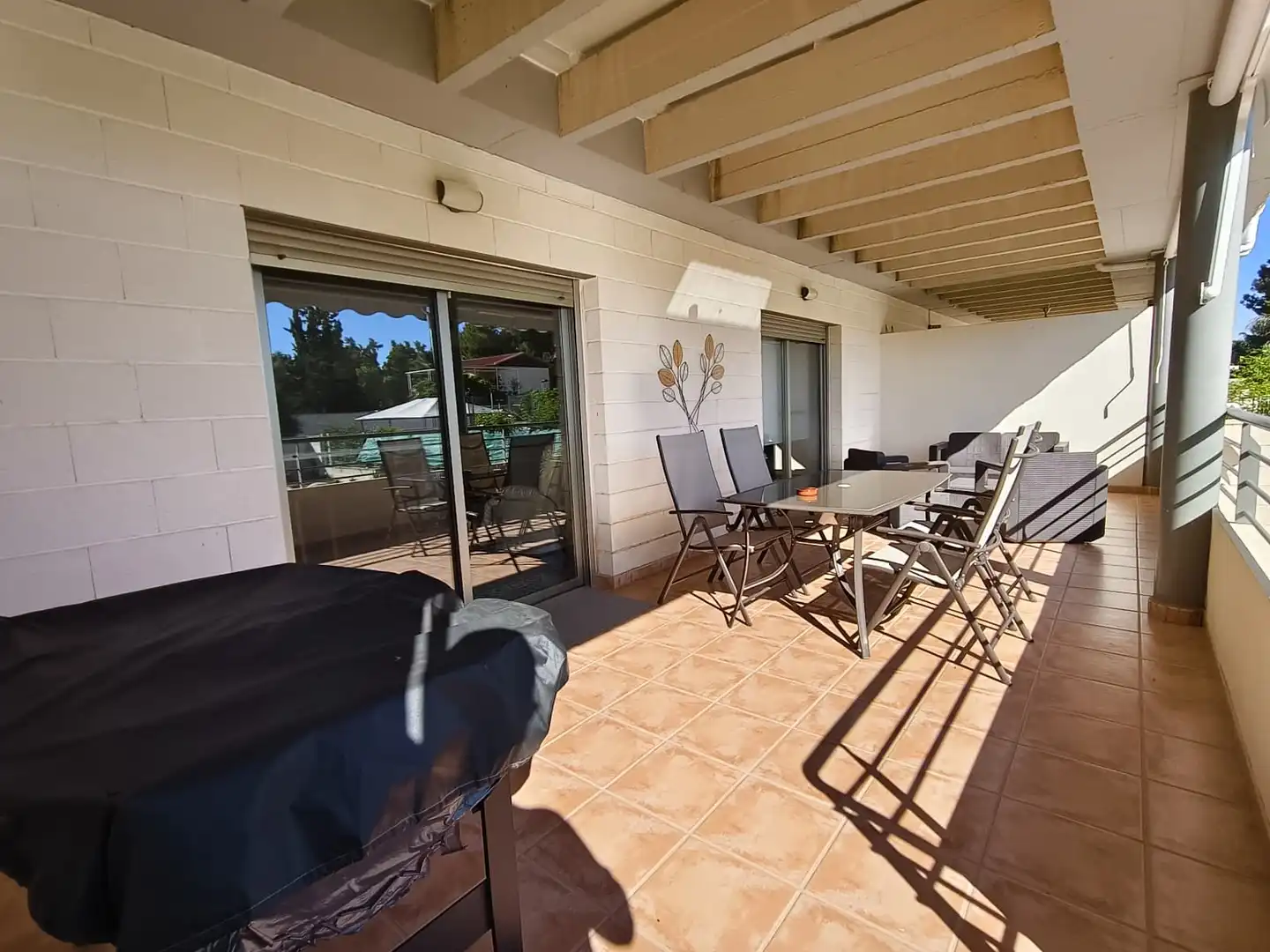 Terraza de Casa adosada en venta en Mutxamel con Aire acondicionado, Jardín privado y Terraza