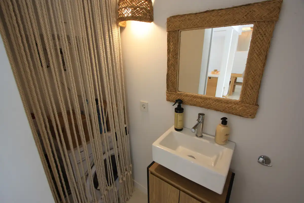 Baño de Casa adosada en venta en Dénia con Jardín privado y Alarma