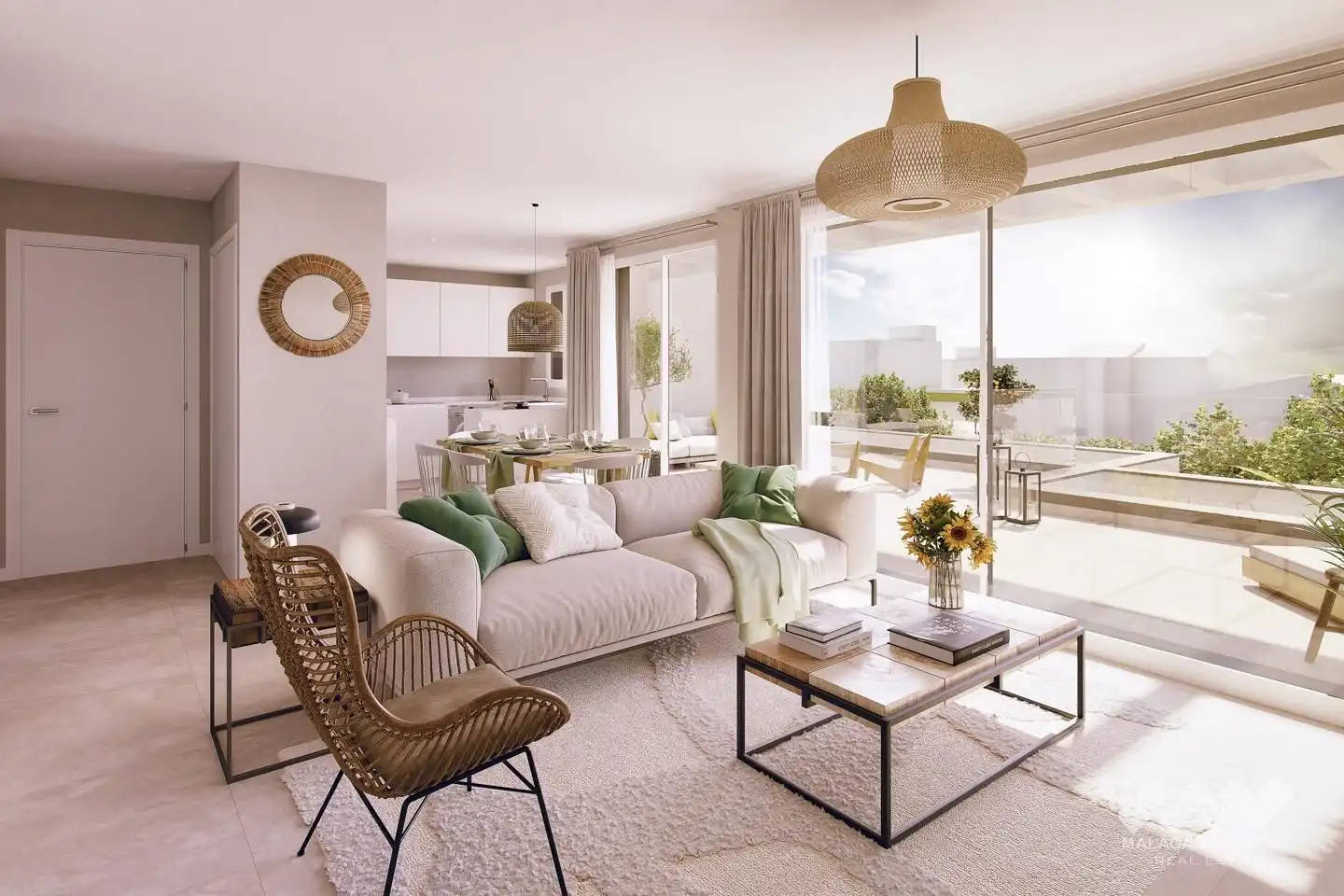 Sala de estar de Piso en venta en Torremolinos con Terraza y Piscina comunitaria