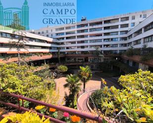 Vista exterior de Pis en venda en Palencia Capital amb Calefacció, Jardí privat i Parquet