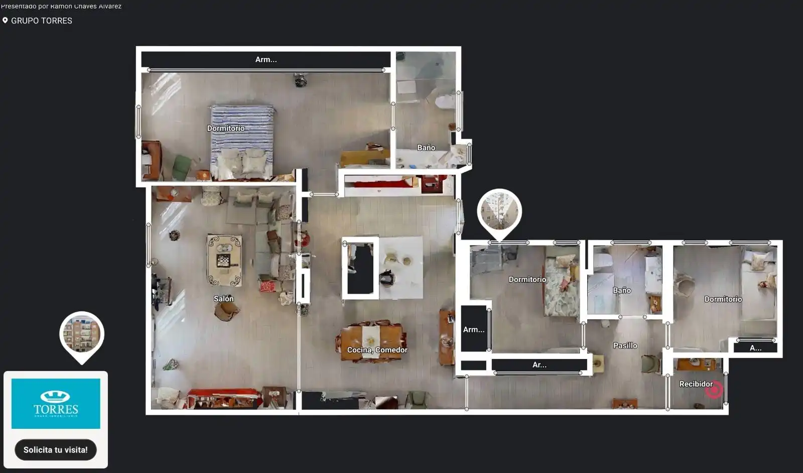 Flat for sale in Granada  with Air Conditioner, Heating and Terrace