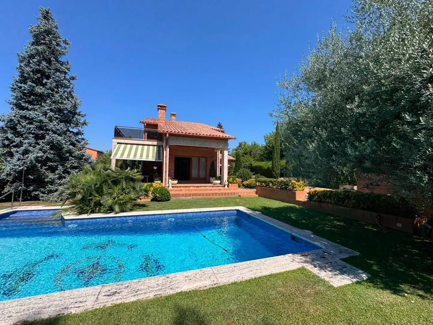 Jardín de Casa o chalet en venta en Santa Maria de Palautordera con Aire acondicionado, Calefacción y Jardín privado
