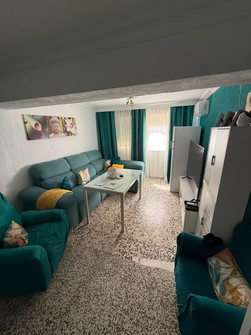 Living room of Flat for sale in Huelva  with Furnished, Oven and Washing machine