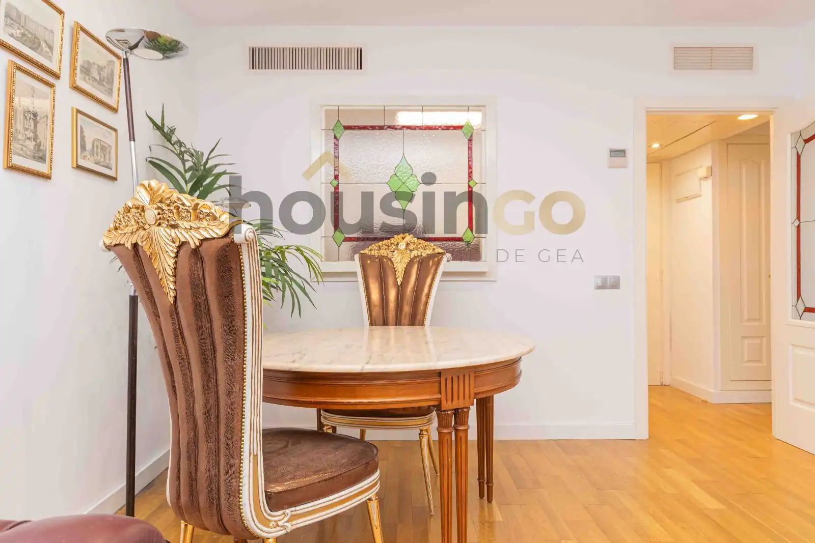 Dining room of Apartments for rent in Madrid  with Air Conditioner, Heating and Furnished