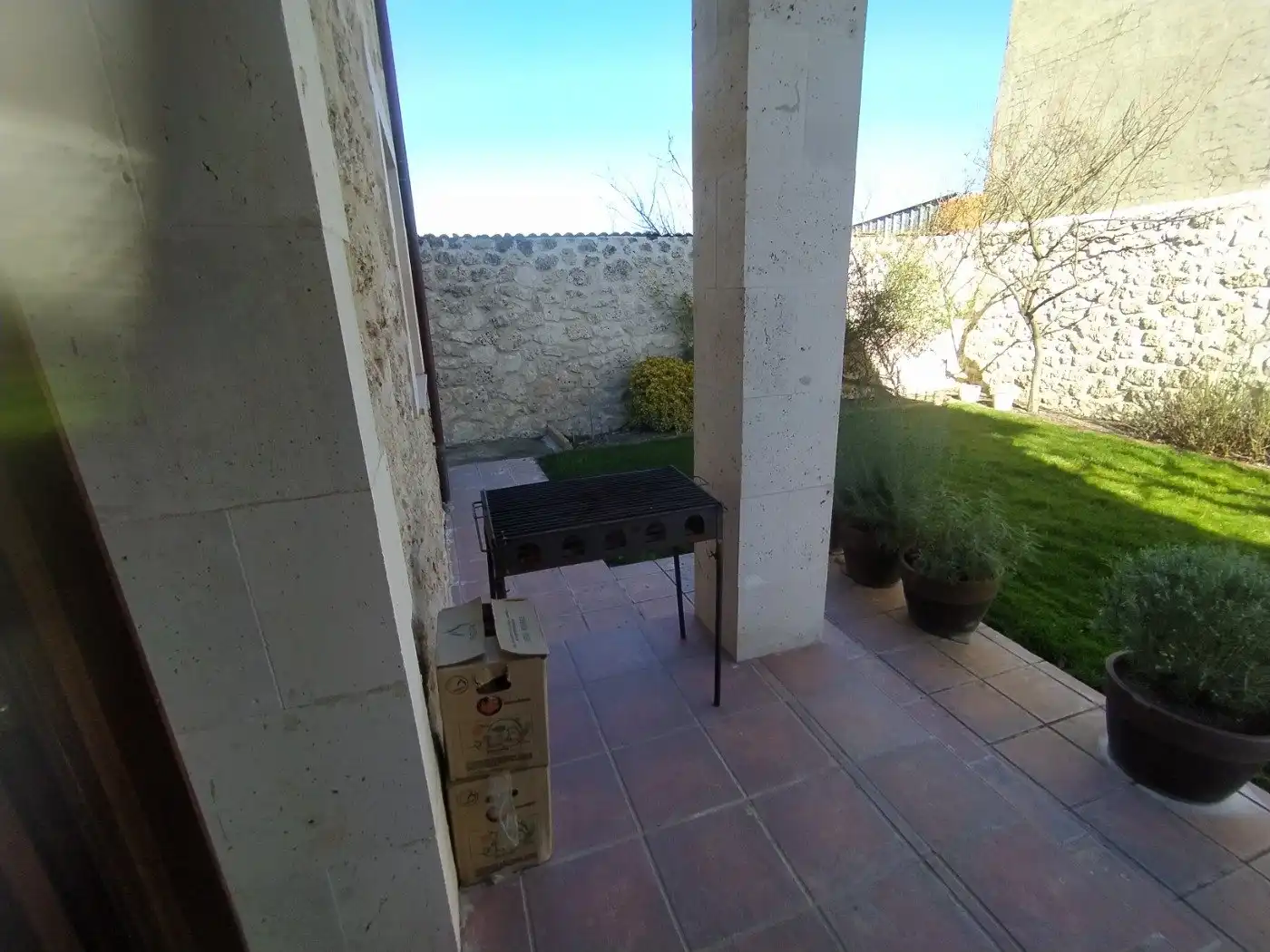 Terraza de Casa o chalet en venta en Cozuelos de Fuentidueña con Calefacción, Jardín privado y Piscina