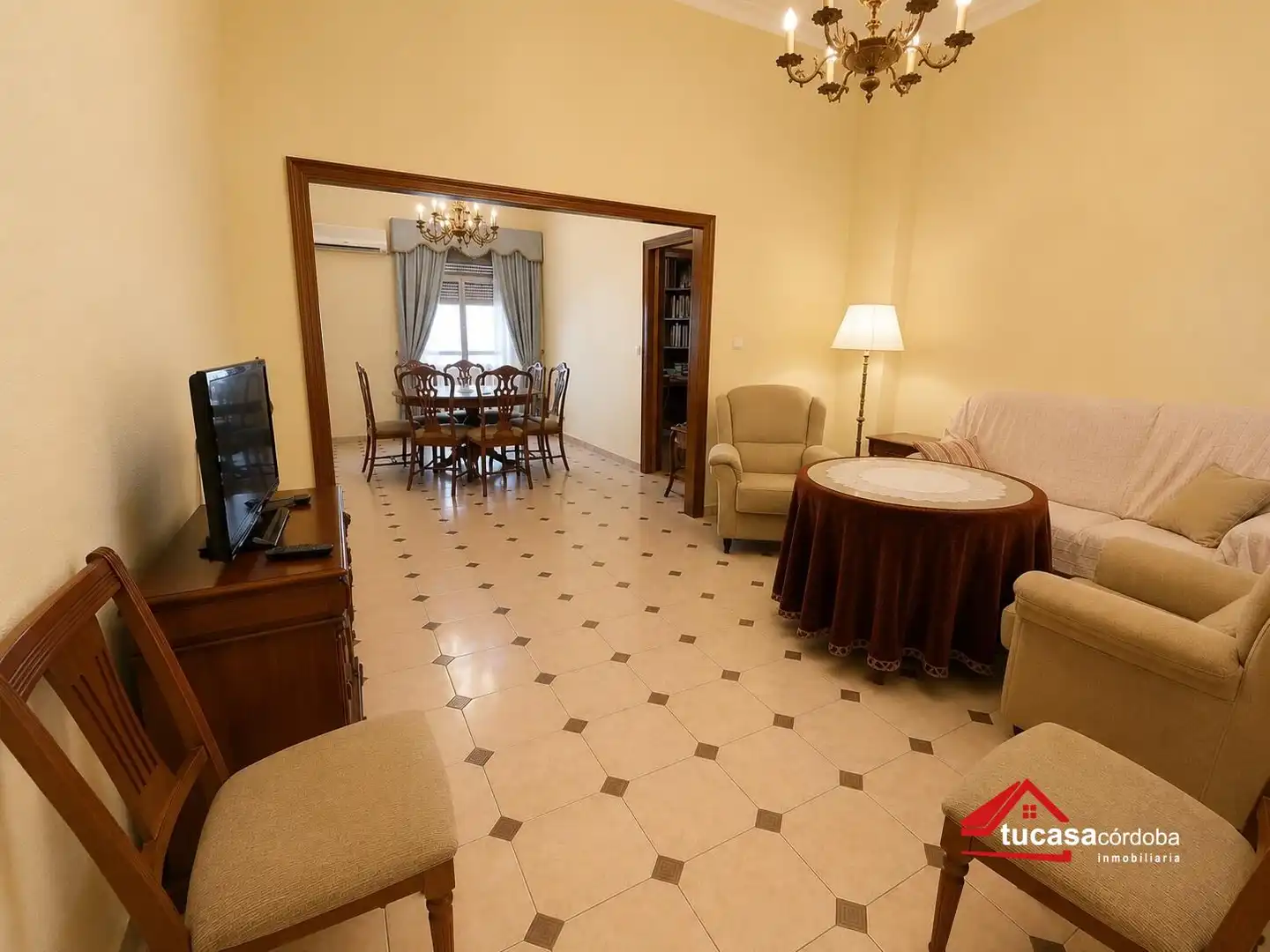 Sala de estar de Piso en venta en Córdoba con Aire acondicionado, Calefacción y Terraza